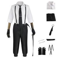 Anime Bungou Stray Dogs Tigro Hoodie Priedas Cosplay kostiumas Helovino cosplay vaidmenų žaidimo sceninis kostiumas Nauji japonų anime Cosplay kostiumai XS white