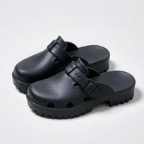 Moterų šlepetės Vasarinės Lauko Laboratorinės šlepetės Moteriški Sandalai Storu padu Pantuflas De Mujer Dizainerio Sandalai Dames Muiltjes 36-37 juoda