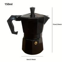 150/300/450 ml Moka Pot Stovetop Camping instrukcija Kubos kavos virimo aparato vadovas Camping Kubietiškas kavos aparatas cappuccino Latte gamybai
