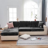 Elastic Sofa Cover: Universal, All-Inclusive Cushion Protector for All Seasons - Fits Single, Double, and Combo Sofas Pillowcase 45x45