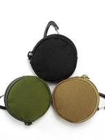 Compact Round Outdoor Waist Bag for Keys and Earphones juoda