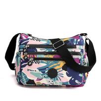 Pečių krepšys Crossbody Bag for Women Messenger Bags Neperšlampama nailono moteriška rankinė black