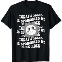 Retro Todays Mood Is Sponsored By Punk Rock T-Shirt S juoda
