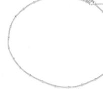 Shiny Gold Color Choker Necklace for Women  Metal Clavicle Chain Necklace Jewelry Gift sidabras
