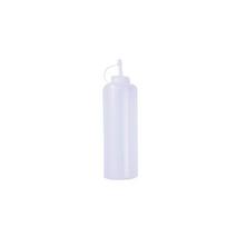 6-24OZ plastikinio išspaudžiamo butelio pagardų dozatorius garstyčių kečupo padažas actas white
