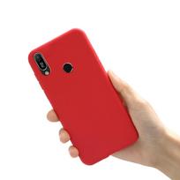 Matte dėklas Huawei P20 P20lite P20Pro P30 P30lite P30Pro telefonams, silikoninis minkštas galinis dangtelis Huawei P20 P30 lite P30 Pro telefonų dėklams P30 red