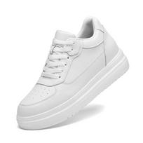 Genuine Leather Mens Shoes New Trendy Treking Footwear Versatile Non-slip Sports Shoes  Versatile Non-Slip Man Sneakers Trainers 36 balta