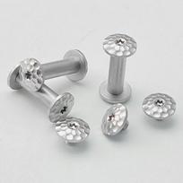 10sets M4 Plum Blossom Head Screw for Knife Handle Nail Modified 416 Stainless Steel Screws Knife Embryo Making Accessories 5mm, size 1