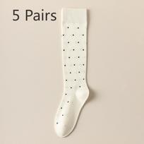 5 Pairs of Simple and Versatile Ballet Style Stockings for Women In Spring and Summer 5 Pairs balta