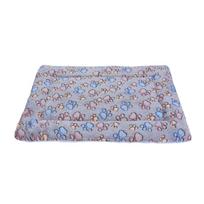 Pet Sleeping Pad Warm Thickened Double Sided Cartoon Footprint Cat Dog Sleep Bed Mat for Autumn L