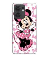 Maniacase Case For Oppo Reno 13F Minnie Mouse Pink Disney Cartoon juoda