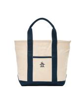 Cart Bag Canvas Durable Water Repellent Simple Casual Mini Bag Golf MG4FTT01U WHNV [Munsingwear] (White Navy)