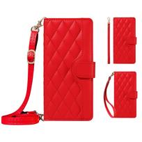 Crossbody Wrist Strap Phone Case for Samsung Galaxy S23 S21 FE S24 Ultra S22 Plus A16 A06 A55 A35 A25 A15 A05S A05 Wallet Cover Galaxy S24 FE