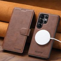 2 viename nuimamas magnetinis piniginės dėklas kortelių laikiklis telefono dėklas Samsung Galaxy S25 S24 S23 S22 Ultra odinis apsauginis dangtelis Galaxy S25 Ultra black