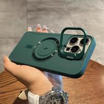 Luxury Flip Up Lens Holder Magnetic Phone Case For iPhone 11 13 16 15 14 13 12 Pro Max 16 Plus Soft TPU Shockproof Funda Cover iPhone 15