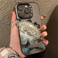 Flower IMD Case For Samsung A55 5G S25 Ultra S24 S23 FE S22 A16 A15 A54 A53 A52 A35 A34 A33 A14 A13 A06 A05 A05s A24 A25 Cover For SamsungA14 4G 5G