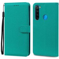 Xiaomi Redmi Note 8 dėklas piniginė minkštas silikoninis skirtas Redmi Note 8T Note8T dėklas Fundas Coque skirtas Xiaomi Redmi Note 8 2021 dėklai For Redmi Note 8 žalsvai mėlyna