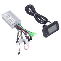 36V 48V 350W Variklio valdiklis LCD ekrano skydelis Elektrinis bešepetis valdiklio rinkinys elektriniam