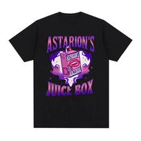 Vintage Astarion Halsin Baldurs Gate 3 Printed Graphic T-shirt Men's and Women's Short Sleeve T-shirt Men's Clothing Harajuku S