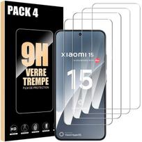 Tempered Glass Screen Protector - Xiaomi - 15 - 4 Pieces - 9H Hardness - Shockproof Transparent