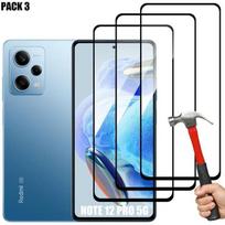 3 Full Tempered Glass for Xiaomi Redmi Note 12 Pro 5G Screen Protector Anti-Scratch 9H