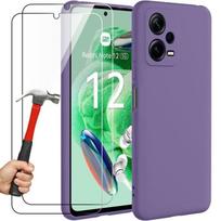 Coque - Xiaomi - Redmi Note 12 5G - Silicone Liquide - Violet Foncé - Ultra Fine