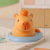 Kapibala Figure Resin Craft Desktop Decoration Workplace Daily Decompression Small Ornaments Gifts