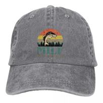 Pure Color Cowboy Hats MILF Man I Love Fishing Retro Women's Hat Sun Visor Baseball Caps Fishing Peaked Trucker Dad Hat Adjustable