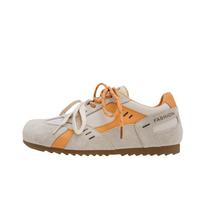 Gray warm gray~ big head German training shoes women's 2025 spring new comfortable and breathable sports and leisure Forrest Gump shoes women 35 smėlis