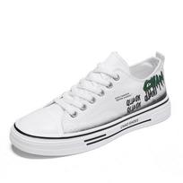New summer breathable men's canvas shoes Hong Kong style men's shoes casual cloth shoes lightweight low-top board shoes 39 balta