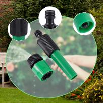Twist Hose Nozzle Adjustable Cleaning Pipe Fittings Versatile Direct Spray Head Garden Sprayer with connector