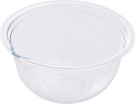 Yoshikawa Karščiui atsparus dubuo Tinka mikrobangų krosnelei Apvalus 17 cm Pagaminta Japonijoje Nedūžtantis Maisto gaminimas Iroha SJ2461 gryna