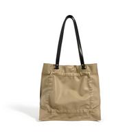 Niche Design Lazy Style Large Capacity Tote Bag One Shoulder Simple Casual Head Leather Commuting Big Bag for Women