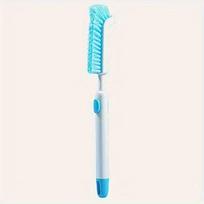 1pc Elbow Corner Brush - Reaches Hidden Areas, Effective Cleaning, No Dead Corners, Wash Basin, Bathroom, Kitchen Sink, Groove, Crevice Cleaning, Easy mėlyna