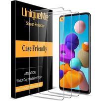 Protection Film - LittleMonkey - Samsung Galaxy A21s - Tempered Glass 9H - 3 Pieces - Scratch Resistant