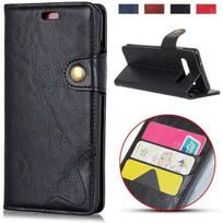 Case - Samsung - Galaxy S10 - Wallet Case - PU Leather - Shockproof - Black juoda