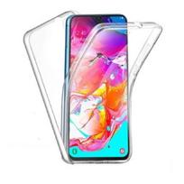 Case - Samsung - Galaxy A20E - Rigid - 360 Full Protection - Transparent skaidri