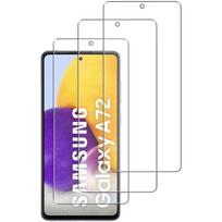 Screen Protector - Samsung - Galaxy A72 - Tempered Glass - Ultra-thin 0.3mm - Pack of 3 Pcs