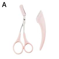 Crescent Eyebrow Trimming Knife  Eyebrow Comb  Micro Eyebrow Scraping Knife  Eyebrow Trimming   Beauty Tools  Professional Eye