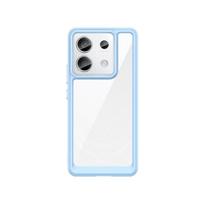 For Redmi Note 13 Pro Case Cover Xiaomi Redmi Note 13 Pro Capa Shockproof Transparent Colour Clear Fundas Redmi Note 13 Pro Plus For Note 13 Pro 5G šviesiai mėlyna spalva