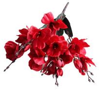 1 Bundle  Ornamental for Cafe Vivid Simulation Plant Bedroom Artificial Gladiolus AVE raudona
