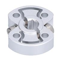 2Pcs Hex Clamping Hub High Hardness Wear Resistant Durable Easily Install High Speed Shafts