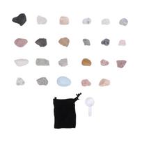 23Pcs Xmas Rock Collection Blind Box Nature Delicate Rock and Mineral Collection Stone Specimen