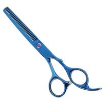 Profesionalios naminių gyvūnų šunų plaukų kirpimo žirklės, kirpimo žirklės, mėlynos kirpimo žirklės Tooth Scissors
