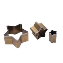 3pcs Pentagram Cutting Mold Thin Incisive High Density High Carbon Steel Die Punching Cutter for