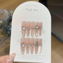 Pure Desire Peach Nude Side Wide Ray Chasing Cat Eye Atmosphere Wear Armor XS