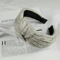 PROLY New Fashion Women Headband Autumn Winter Knitted Headwear Center Knot Casual Turban Adult Wide Side Hair Accessories