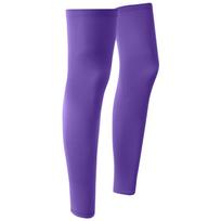 Lauko dviračių kojų apsaugos Krepšinio sporto kelių apsaugos Bėgimo kojų apsaugos One Size tamsiai violetine spalva