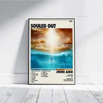 Poster Prints Jhene Aiko Chilombo Trip  Souled Out  Music Star Album Canvas Painting Wall Art Picture Living Room  Home Decor 21cm×30cm NoFrame