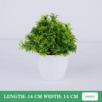 Artificial Green Plants Bonsai Table Potted Ornaments Simulation Pot Plants Fake Flowers for Hotel Office Home Garden Decor